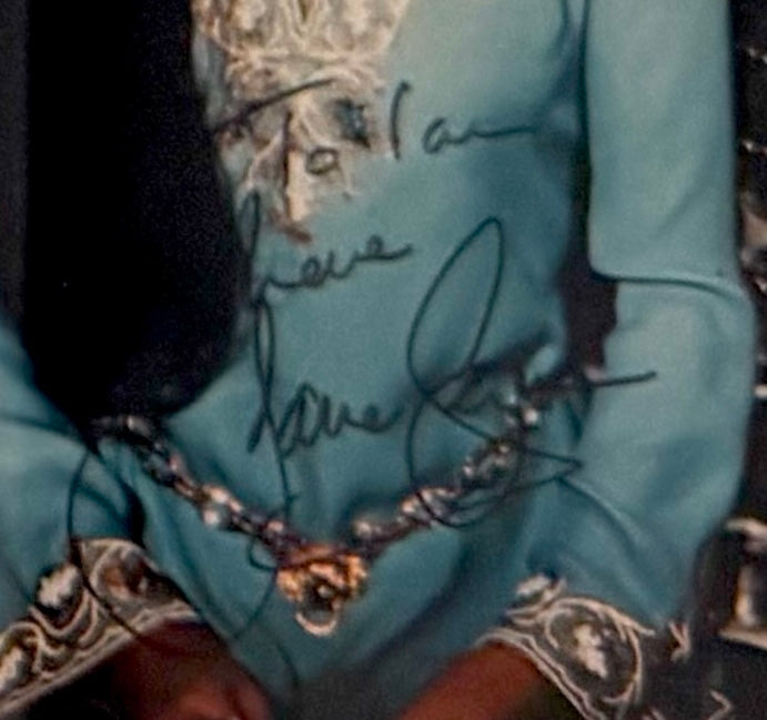 Jane Seymour, James Bond 'Live and Let Die', Solitaire, Hand Signed Photo & COA