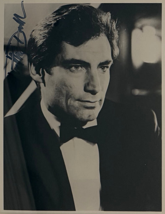 Timothy Dalton, Former James Bond 007, Hand Signed Photo & COA