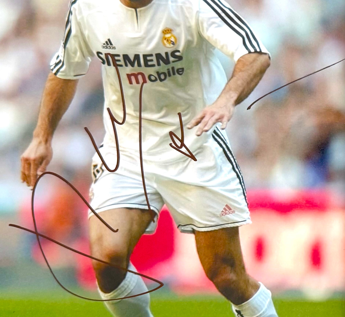Luis Figo, Real Madrid, Barcelona, Portugal Legend, Hand Signed Photo & COA