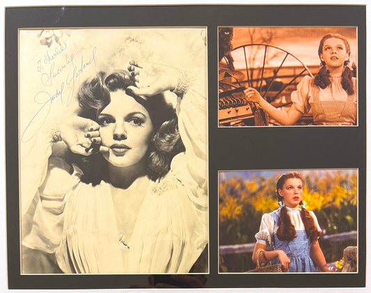 Judy Garland, 'Wizard of Oz' Oscar Winning Actress, Hand Signed Photo & COA