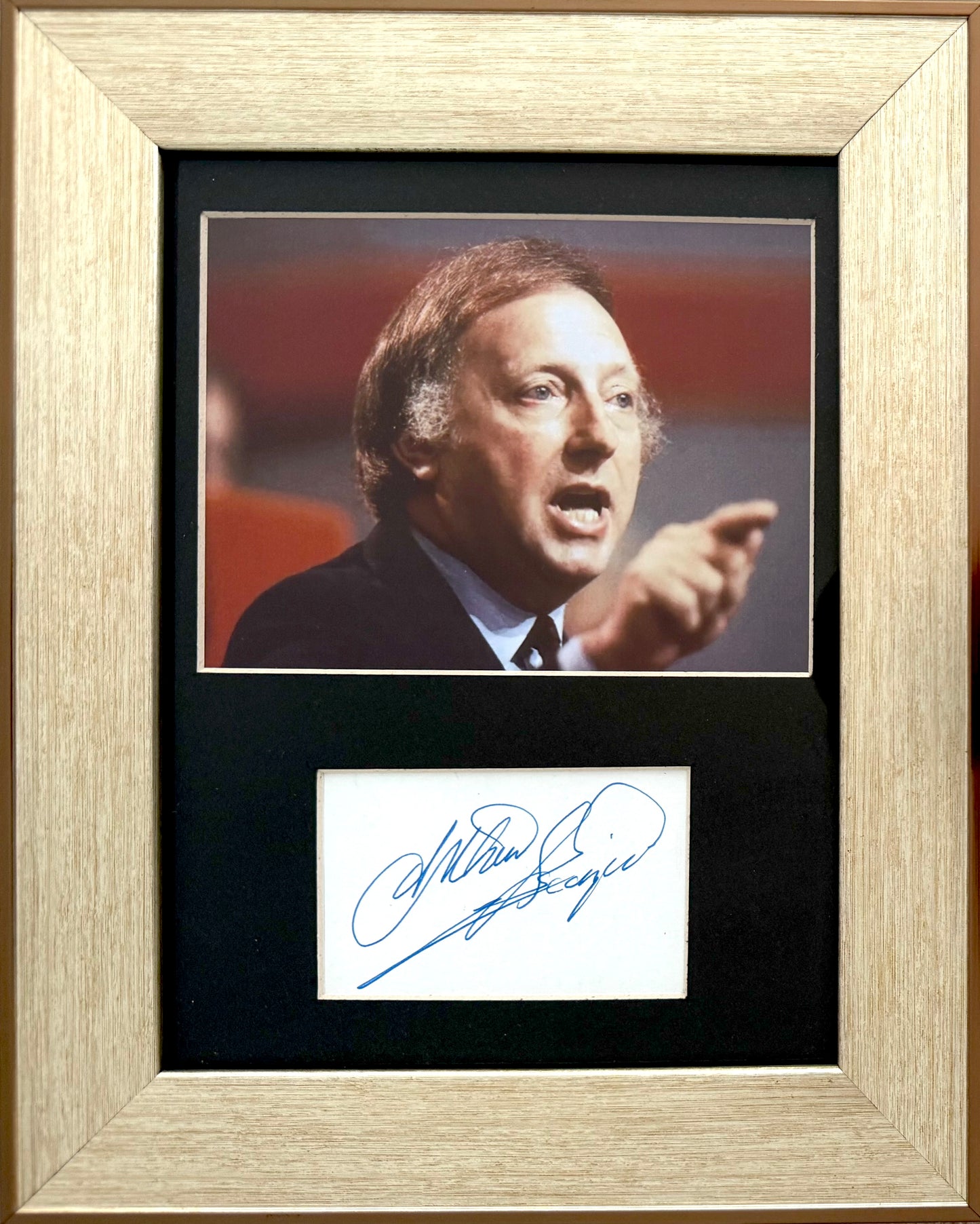 Arthur Scargill, Former National Union of Mineworkers Leader Hand Signed Card Presentation & COA