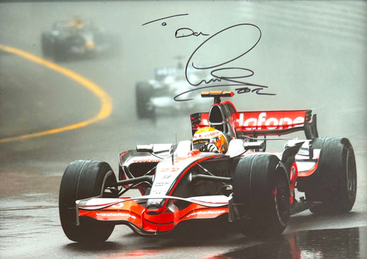 Lewis Hamilton, F1 Mercedes McLaren Legend, Hand Signed Photo & COA