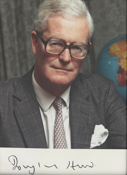 Douglas Hurd, Former British Minister, Hand Signed Photo with COA