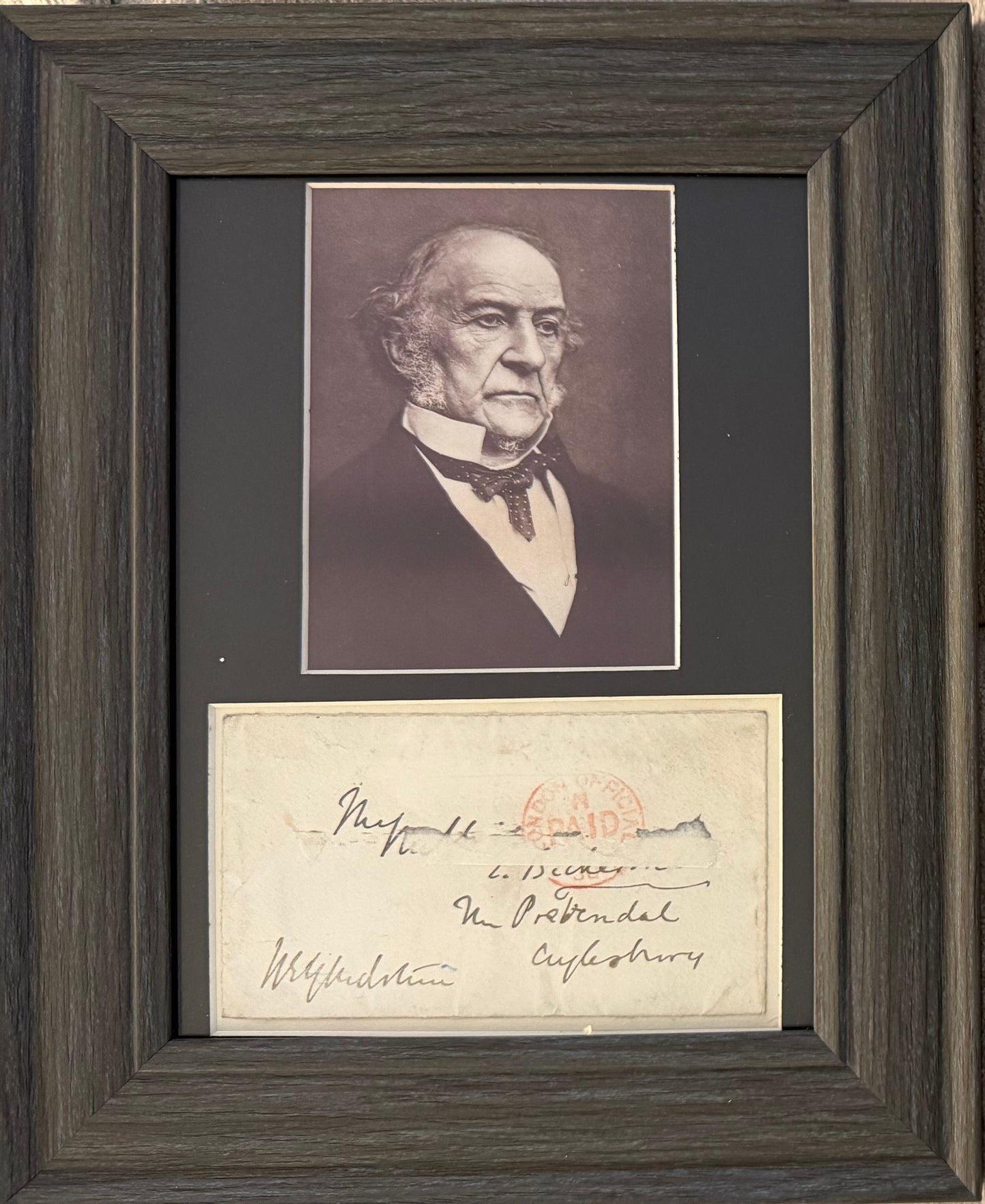 William Gladstone, Former British Prime Minister, Hand Signed Envelope Presentation & AFTAL COA