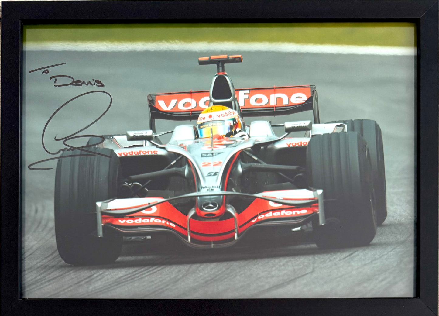 Lewis Hamilton, F1 Mercedes McLaren Legend, Hand Signed Photo & COA