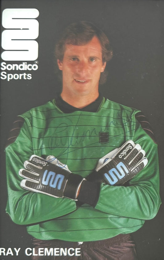 Ray Clemence, Liverpool, Spurs Legend, Hand Signed Publicity Card With COA