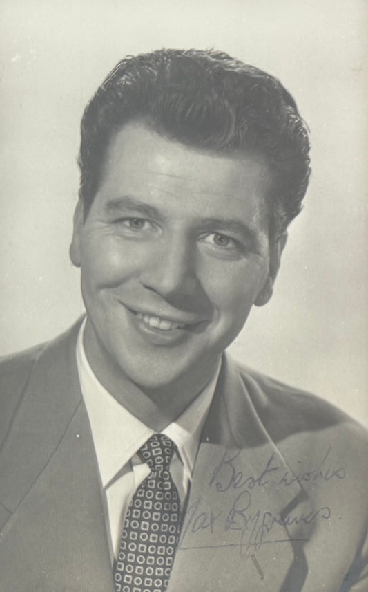 Max Bygraves, Hand Signed Framed Mounted Original Publicity Photo & COA