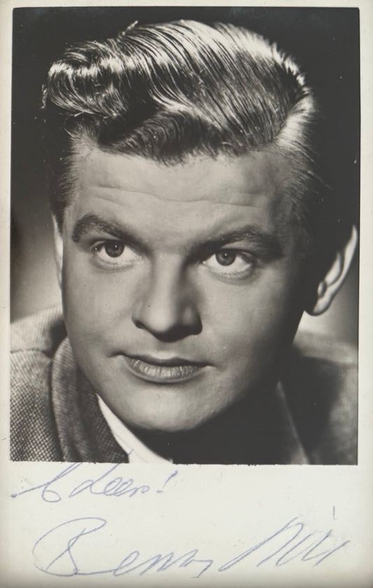 Benny Hill, Guaranteed Hand Signed Framed Publicity Photo With COA