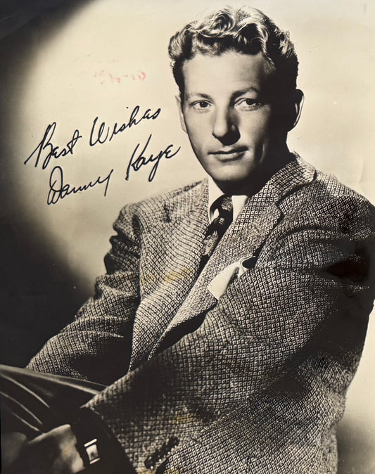 Danny Kaye Hand Signed Framed 25cm x 20cm Photo Presentation & COA