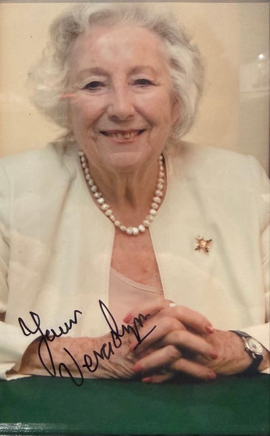Dame Vera Lynn Hand Signed Framed Colour Photo & COA