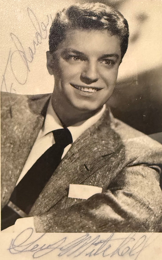 Guy Mitchell, Hand Signed Framed 15cm x 10cm Photo Presentation & COA