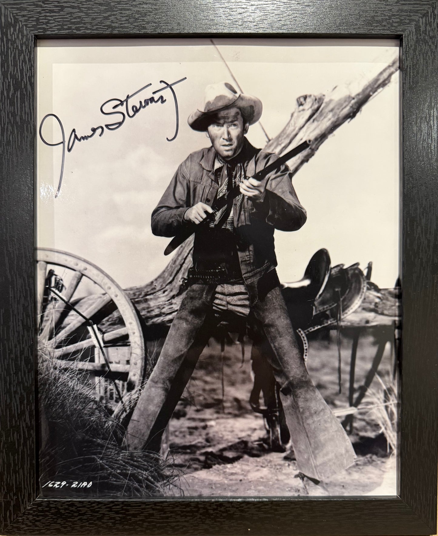 James 'Jimmy' Stewart, Hand Signed Framed Film Photo With COA
