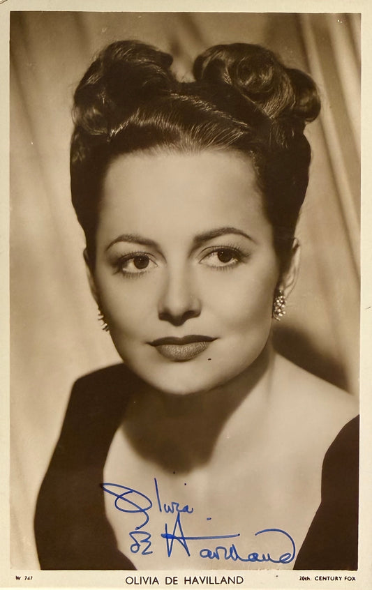 Olivia De Havilland, Gone With The Wind Actress, Hand Signed Framed Photo & COA