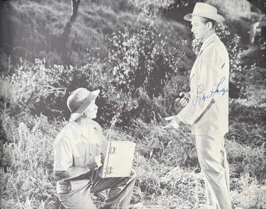 Lloyd Bridges, American Actor, Hand Signed Framed, Mounted Original Magazine Page & COA