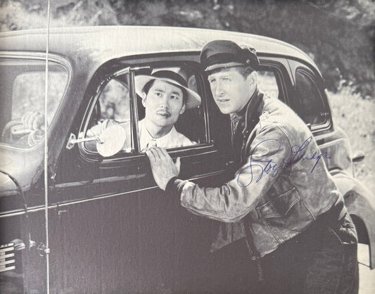 Lloyd Bridges, American Actor, Hand Signed Framed, Mounted Original Magazine Page & COA