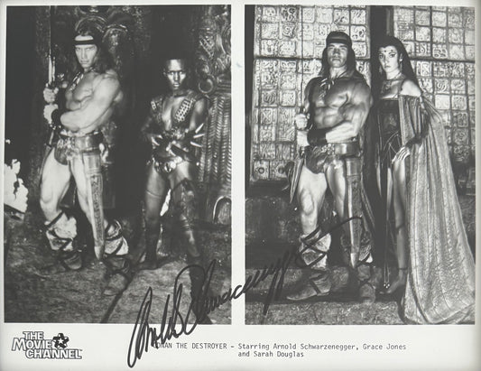 Arnold Schwarzenegger, Actor, Hand Signed Framed, Mounted Original Photo & COA