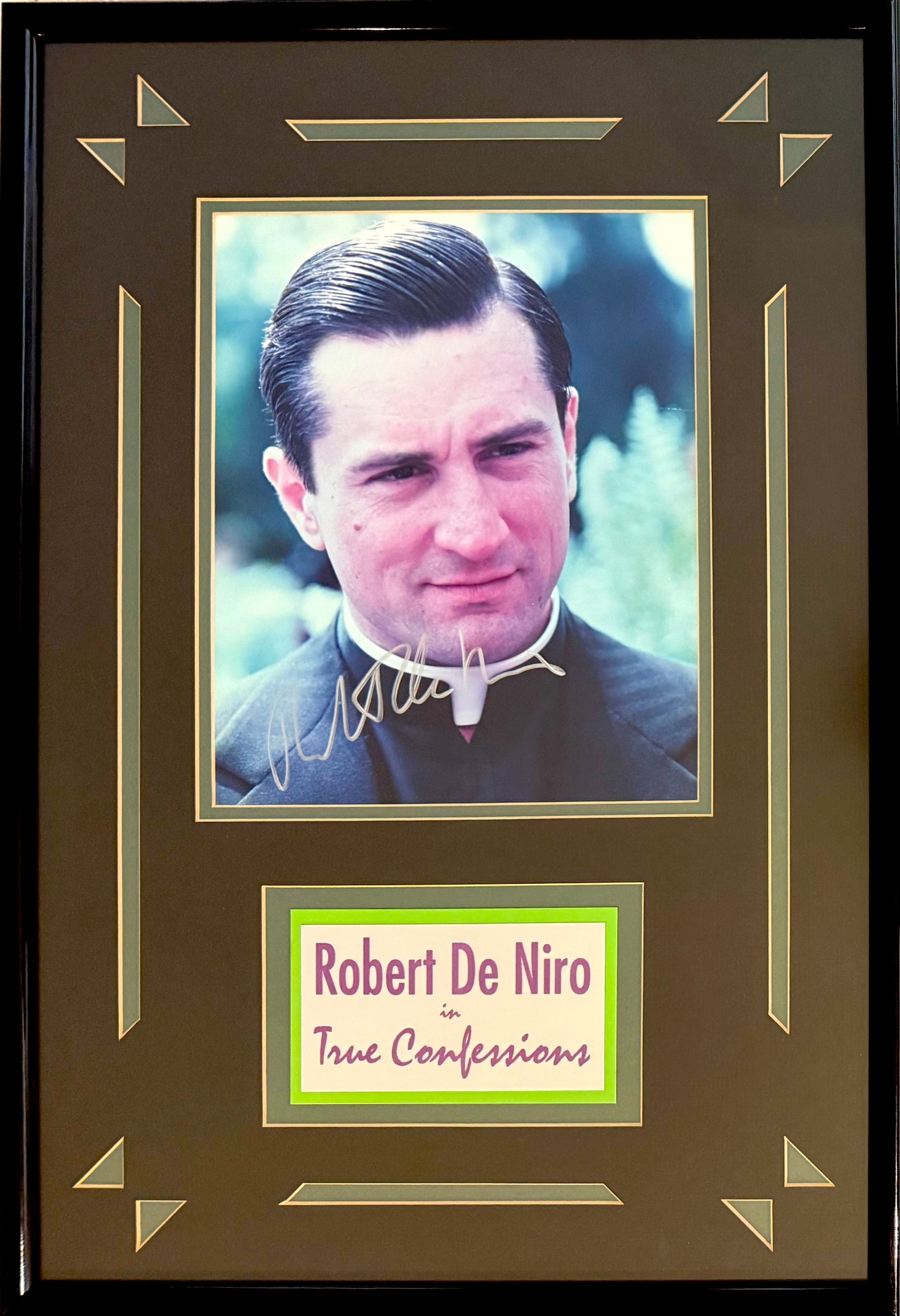 Robert De Niro Autographed 'True Confessions' Photo With COA