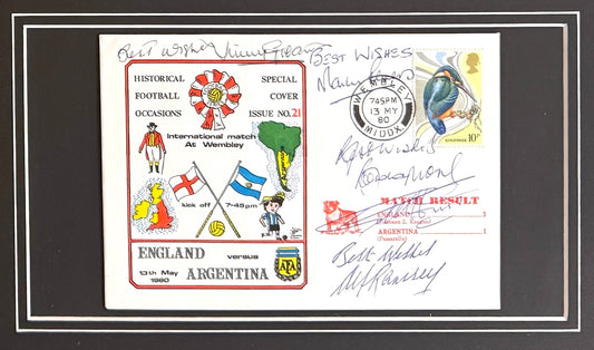 England 1966 Team (including Moore) Multi-Hand Signed FDC First Day Cover & COA