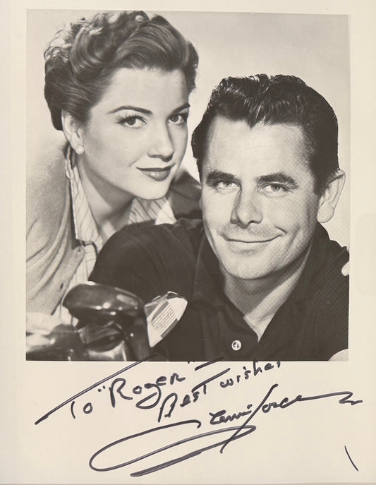 Glenn Ford Hand Signed Framed 25cm x 20cm Publicity Photo & COA