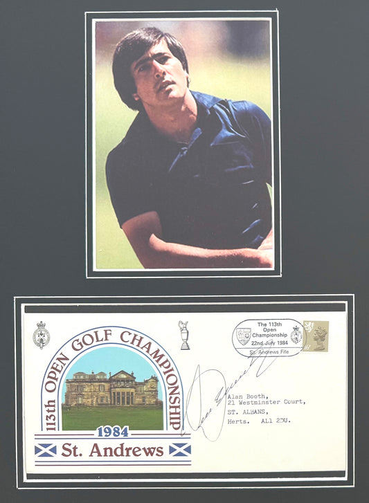 Seve Ballesteros, Golf Legend, Hand Signed First Day Cover FDC 40cm x 30cm Framed With COA