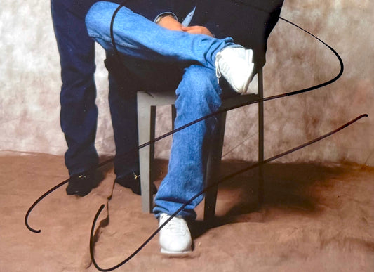 Oasis; Liam Gallagher, Noel Gallagher, Hand Signed Photo Presentation & COA