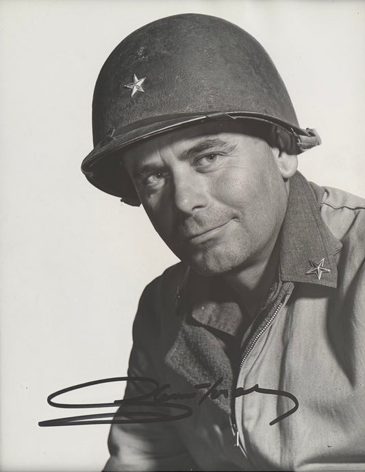 Glenn Ford Hand Signed Framed 25cm x 20cm Publicity Photo & COA