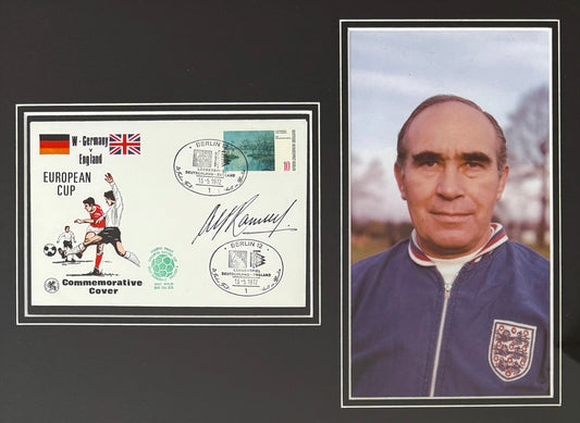 Alf Ramsey, England 1966 World Cup Legend, Hand Signed FDC Presentation & COA