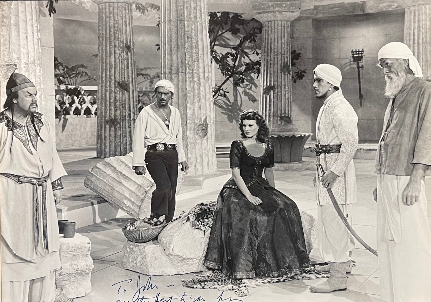 DOUGLAS FAIRBANKS JR. FRAMED FILM PHOTO WITH COA