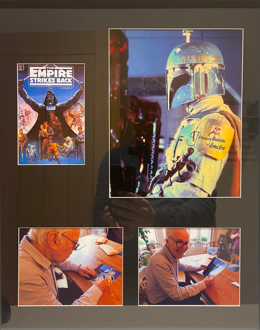JEREMY BULLOCH BOBA FETT STAR WARS HAND SIGNED PHOTO WITH COA