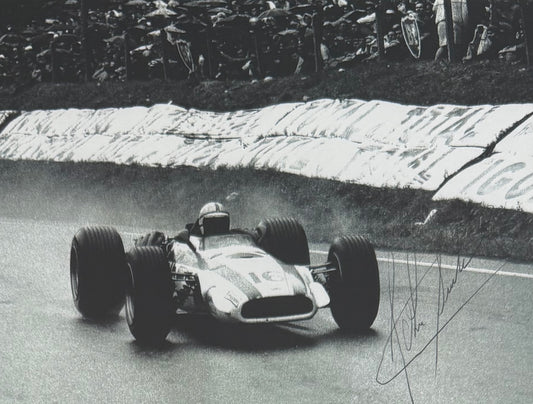 John Surtees, F1, Motorcycle, Racing Legend, Hand Signed Photo With COA