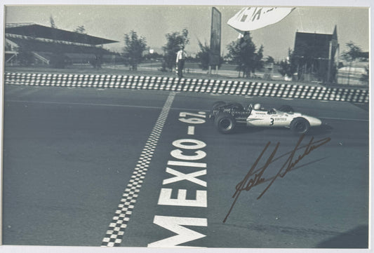 John Surtees, F1, Motorcycle, Racing Legend, Hand Signed Photo With COA