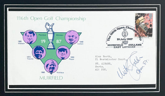 Nick Faldo, 'The Open' Golf Legend, Hand Signed First Day Cover FDC 40cm x 30cm Framed & COA
