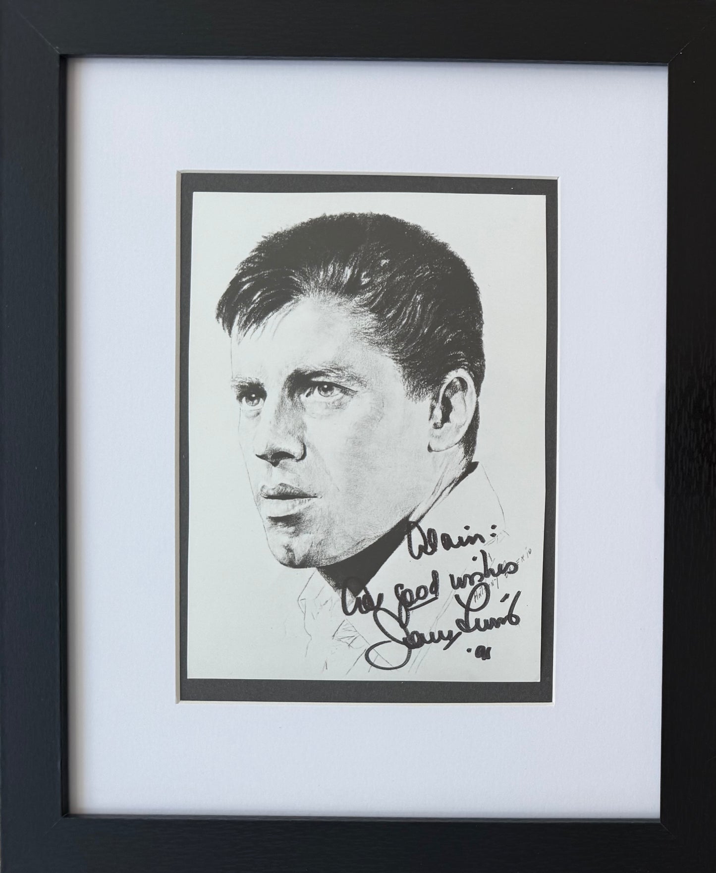 Jerry Lewis, Comedian, Actor, Hand Signed Original Photo Presentation & COA