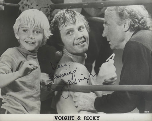 Jon Voight, Hand Signed Framed (25x20cm) 'The Champ' Photo Presentation With COA