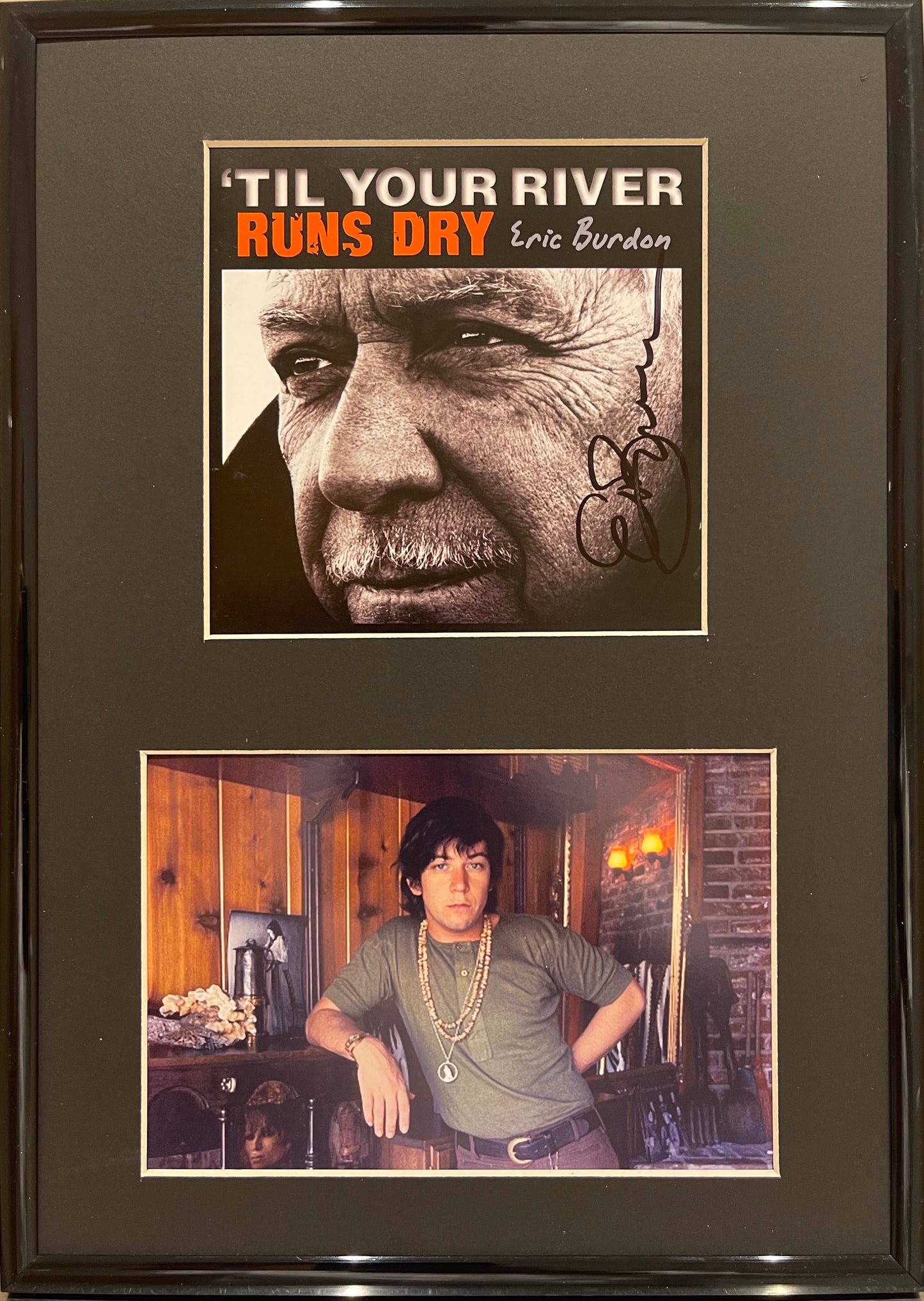 ERIC BURDON, THE ANIMALS, HAND SIGNED CD COVER WITH COA