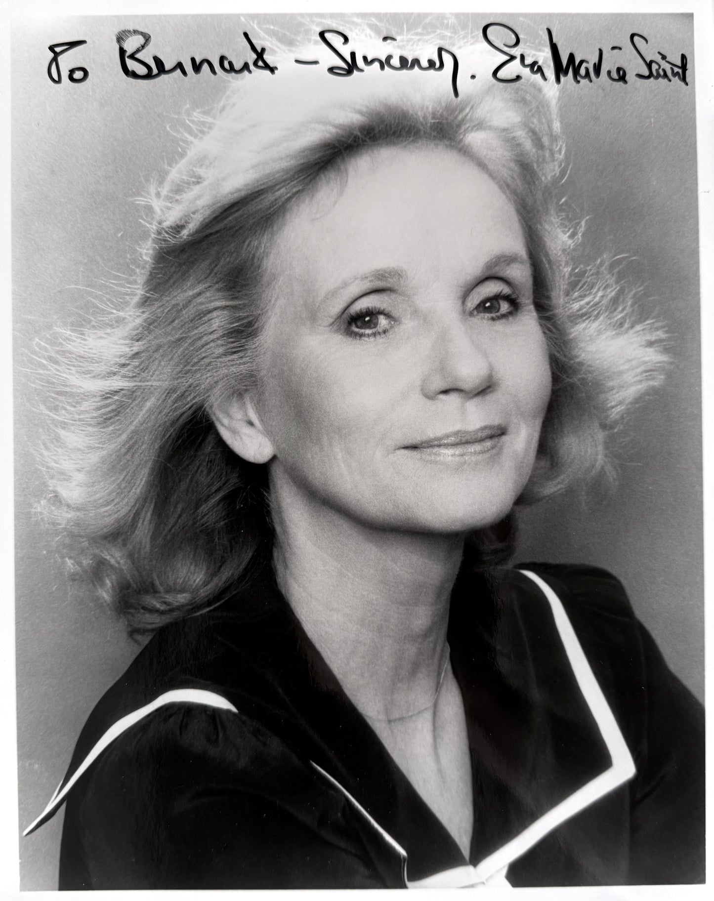 Eva Marie Saint, Hollywood Actress, Hand Signed Original Photo, 25cm x 20cm & COA