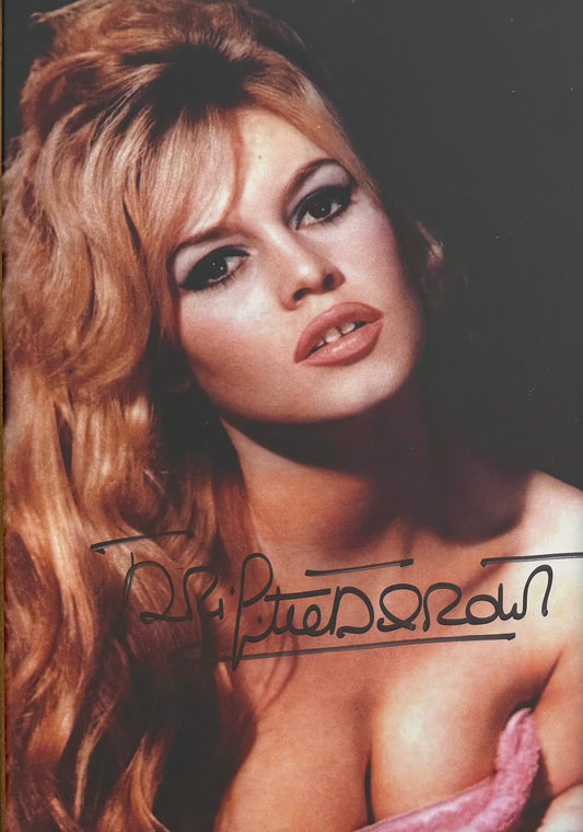 Brigitte Bardot, French Actress, Hand Signed Original Photo & COA
