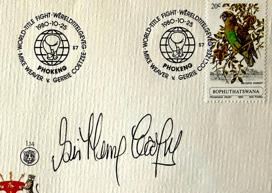 Sir Henry Cooper, Boxing Legend, Hand Signed Original FDC, First Day Cover & COA