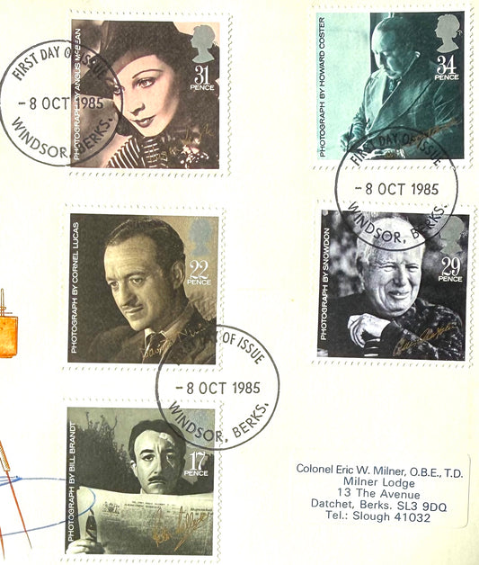 David Puttnam, Iconic British Director, Hand Signed 1980 Official Postcard & COA