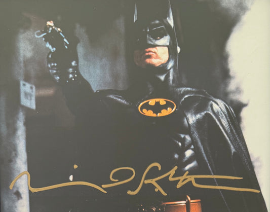 Michael Keaton, Hand Signed 'Batman' Framed 25cm x 20cm Photo & COA