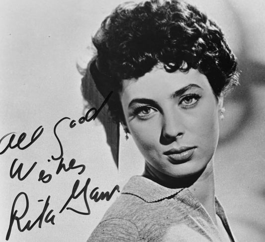 Rita Gam, Hand Signed Original 25cm x 20cm Film Photo With COA