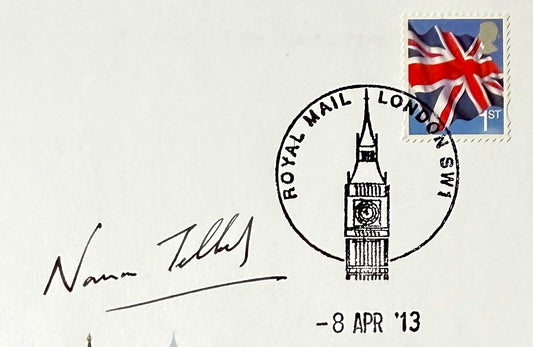 Norman Tebbit, Conservative Government Minister, Hand Signed 2013 Margaret Thatcher FDC & COA