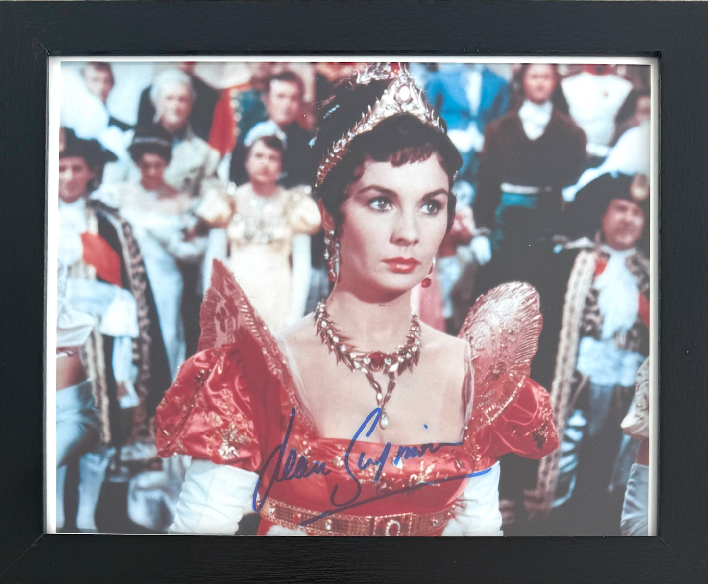 Jean Simmons, Actress, Hand Signed Framed Official Desiree Film Photo & AFTAL COA