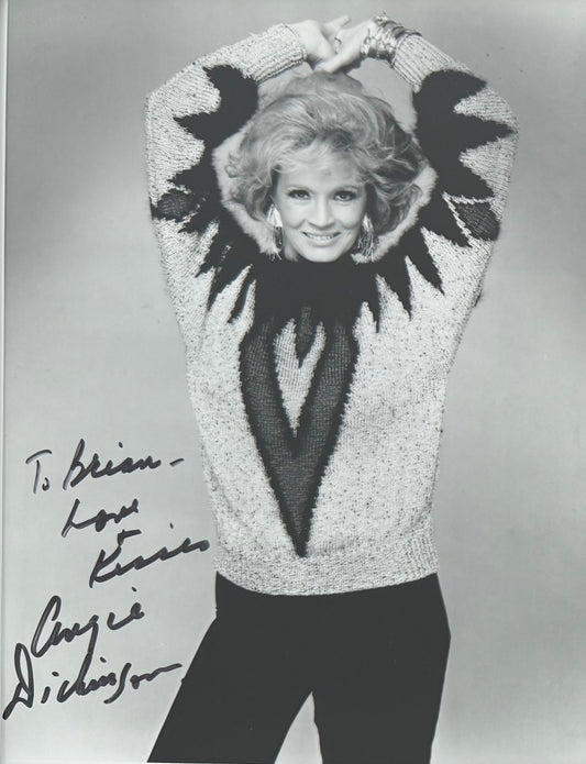 Angie Dickinson, Famous Actress, Hand Signed Original Framed Publicity Photo With COA