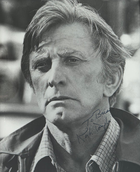 Kirk Douglas Hand Signed Framed Publicity Photo & COA
