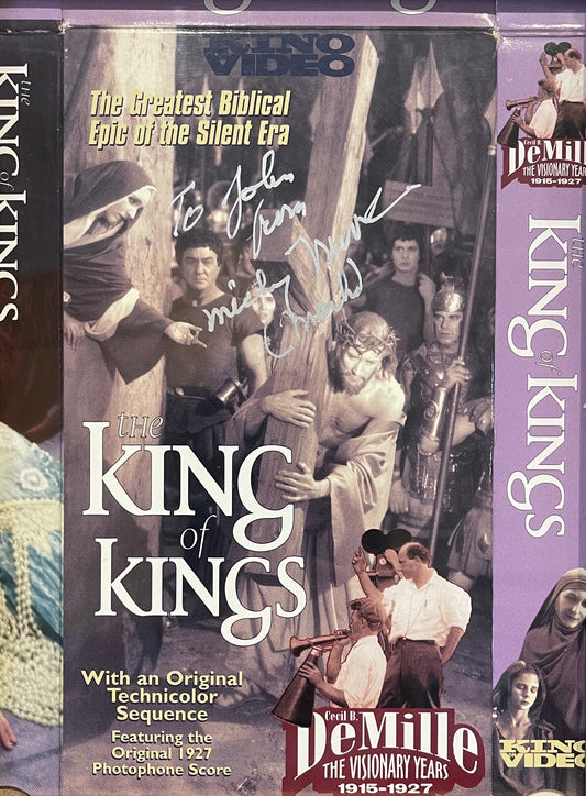 Mickey Moore Hand Signed 'King of Kings' Video Cover With COA