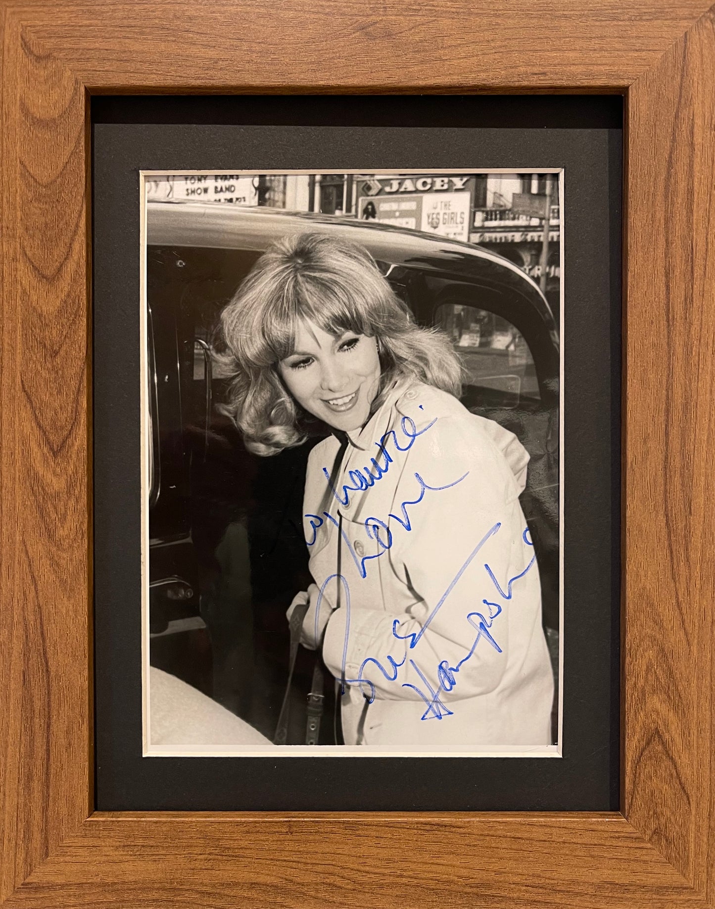 Susan Hampshire Hand Signed Framed Original Photo With COA