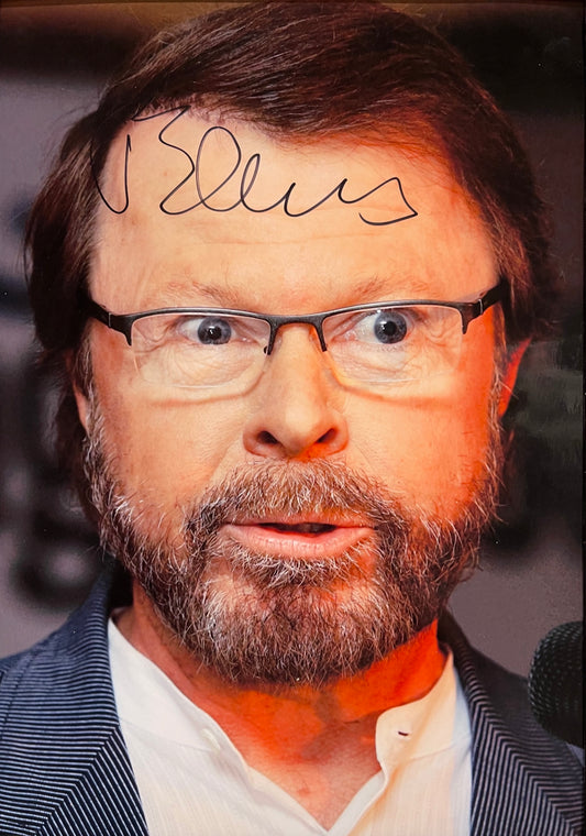 BJORN ULVAEUS ABBA BAND MEMBER HAND SIGNED PHOTO WITH COA