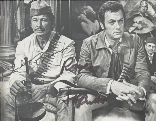 Charles Bronson, Tony Curtis, Hand Signed 'You Can't Win Em All' Photo & COA