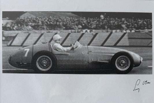 Sir Stirling Moss Hand Signed Framed 25cm x 20cm Mounted Photo & COA